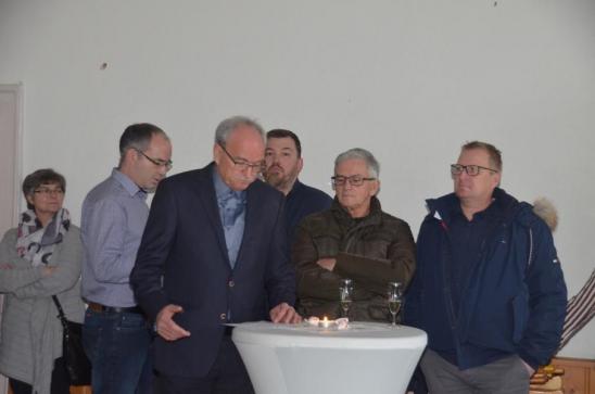 Pius Klein, der 1. Beigeordnete der Verbandsgemeinde Oberes Glantal überbrachte Grüße des Verbandesbürgermeisters Christoph Lothschütz